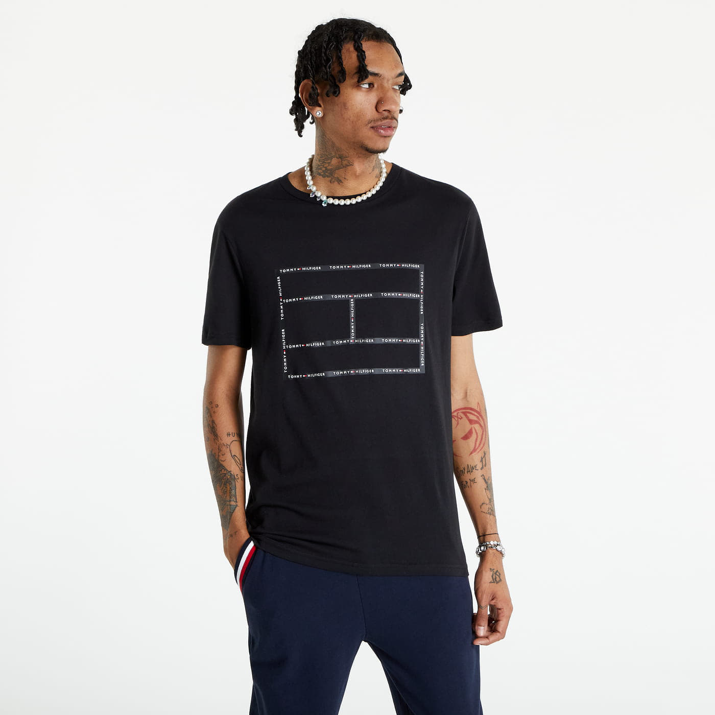 T-shirts Tommy Hilfiger Crew Neck Tee Black