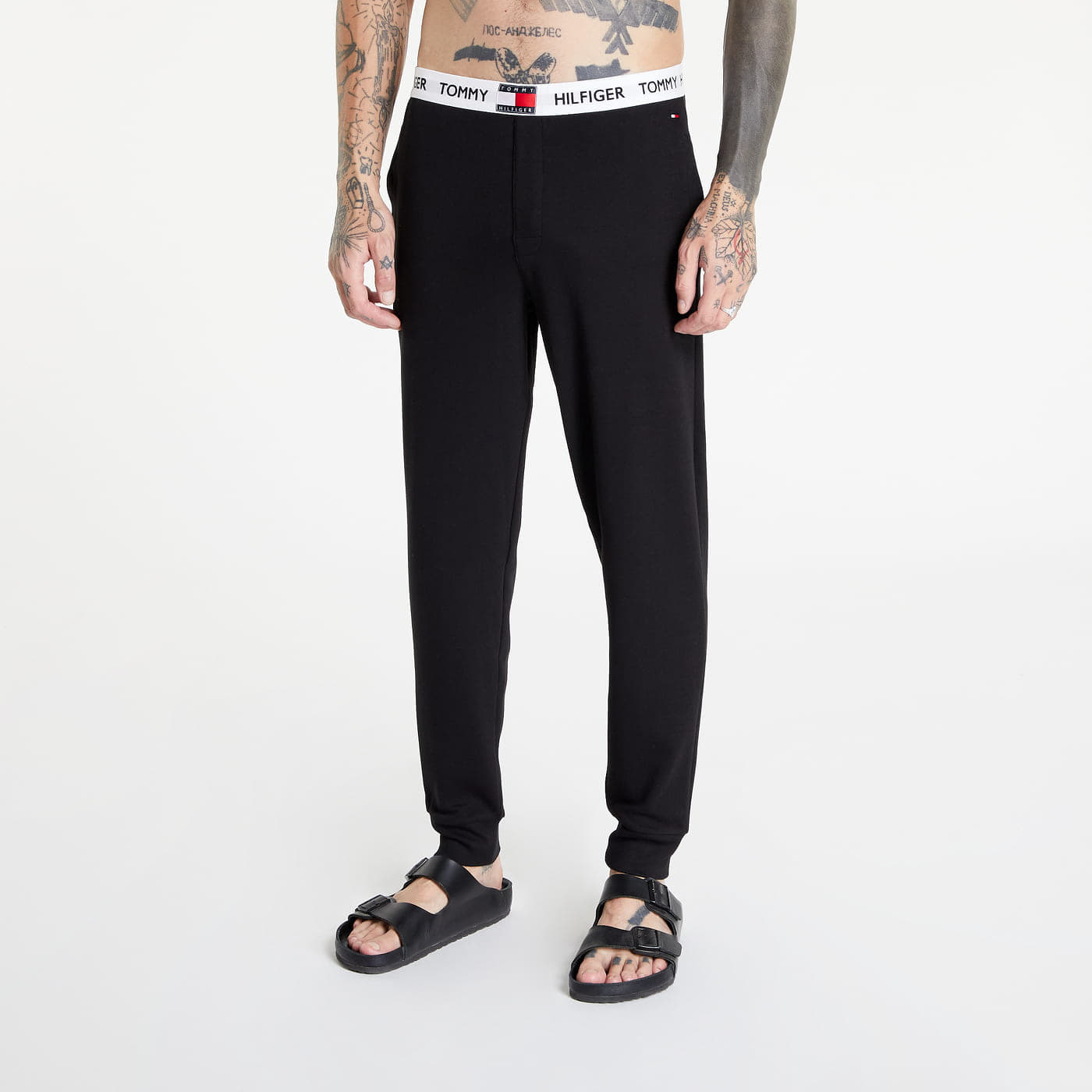 Pyjamas Tommy Hilfiger Tommy 85 Relaxed Fit Lounge Bottoms Black