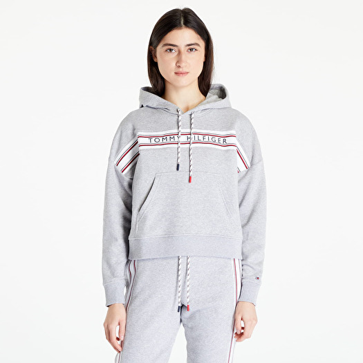 Tommy hilfiger deals hoodie womens grey