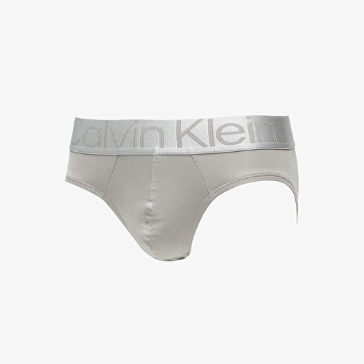 Boxer shorts Calvin Klein Microfiber Hip Brief Trunk 3 Pack Mid Blue Signature Blue Clay Gry Footshop