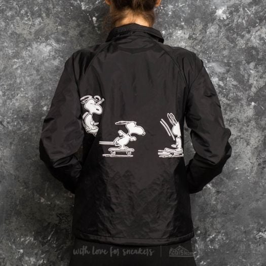 Vans Snoopy Skates Coat Jacket Black Footshop