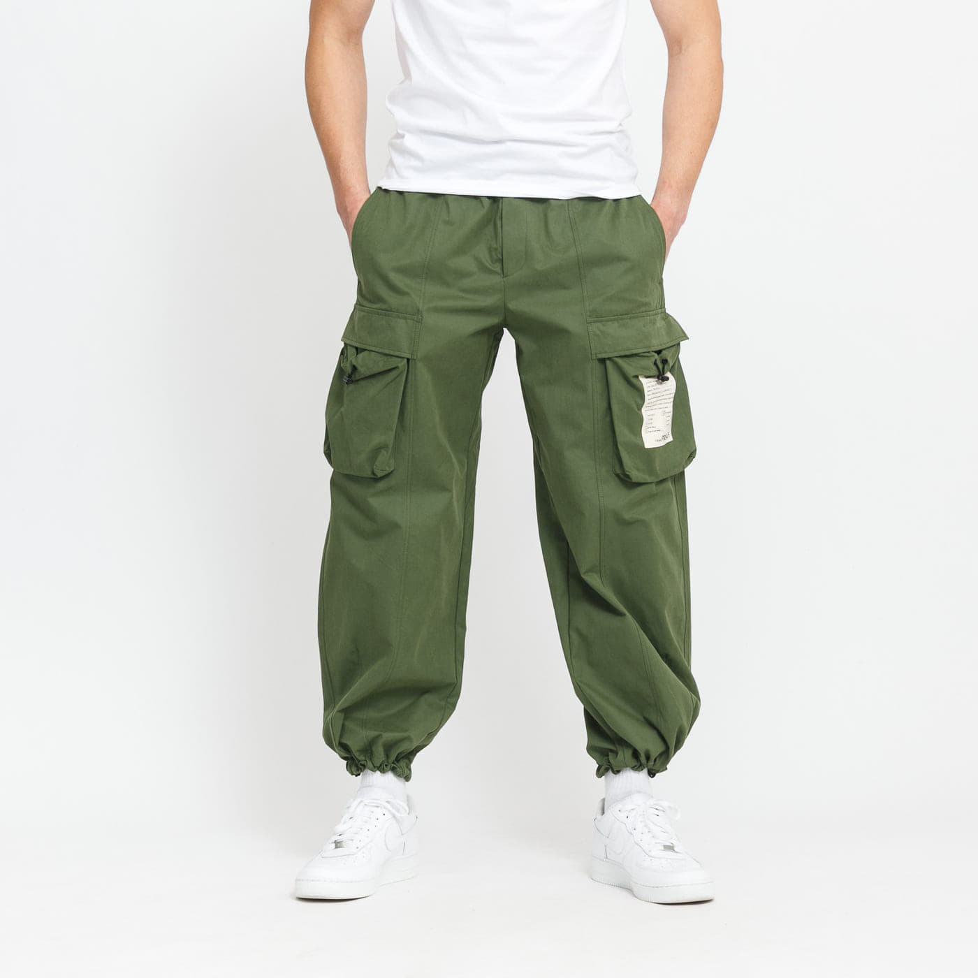 Hosen und Jeans PREACH Cotton Baggy Pants Green