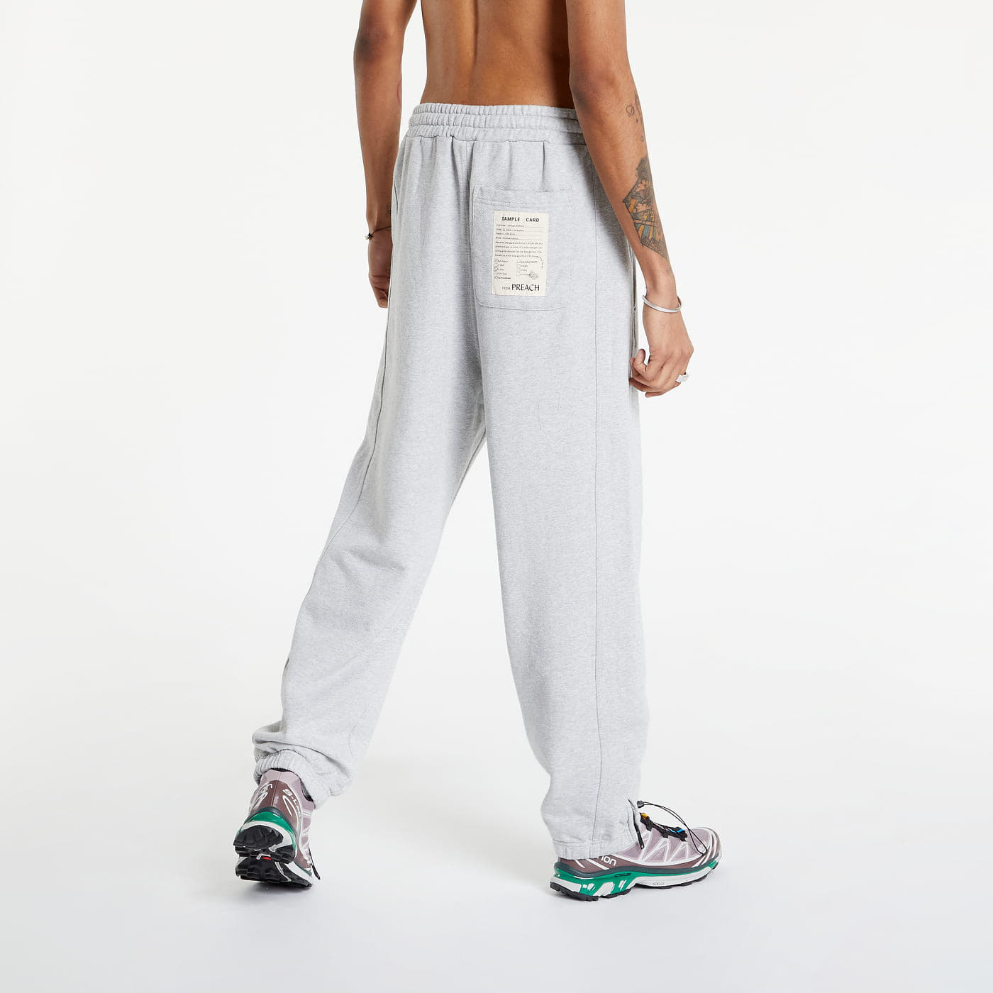 Chandal PREACH Baggy Stripe Sweat Pant Grey