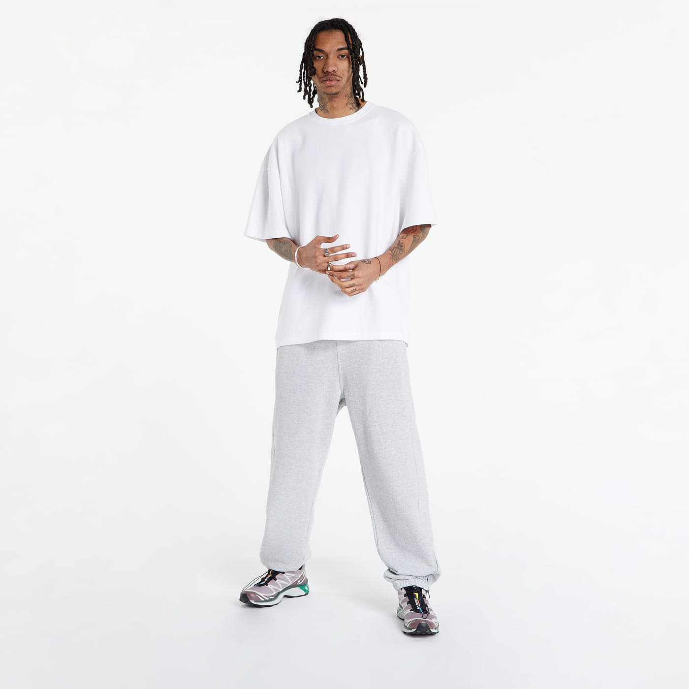 Chandal PREACH Baggy Stripe Sweat Pant Grey