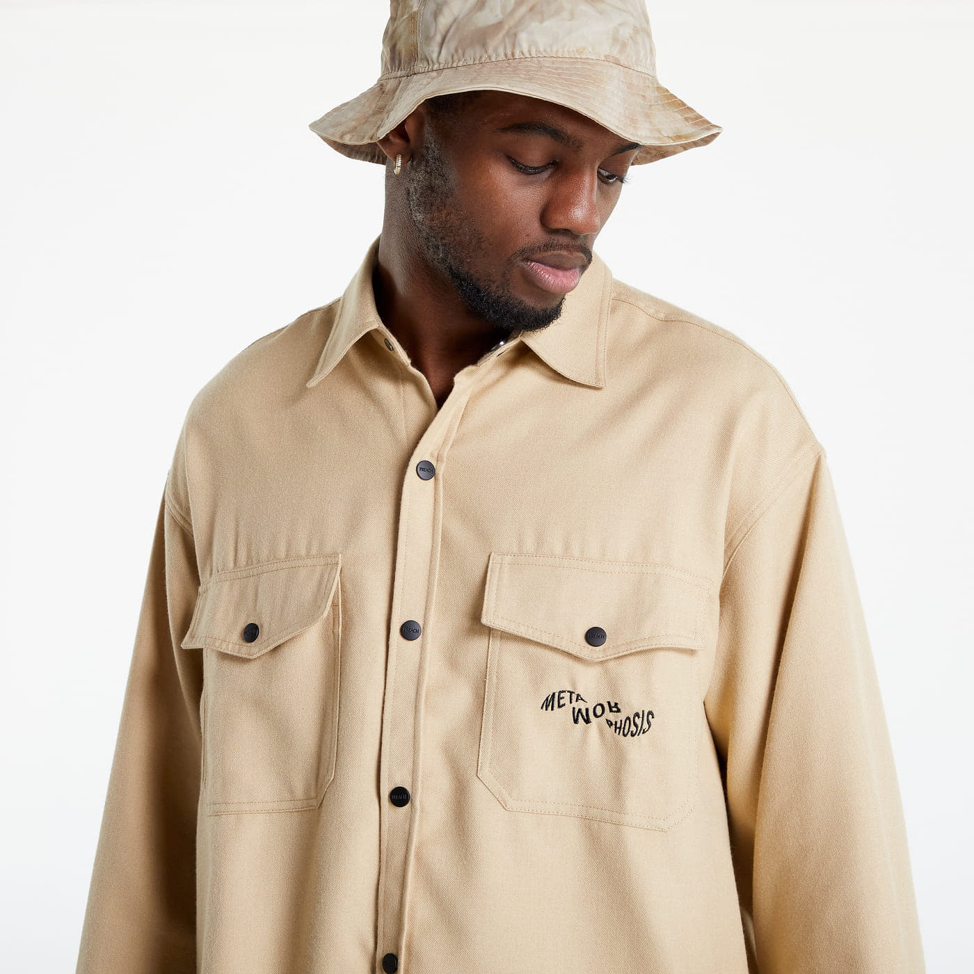 Bundy PREACH Tailored Pocket Shirt Beige
