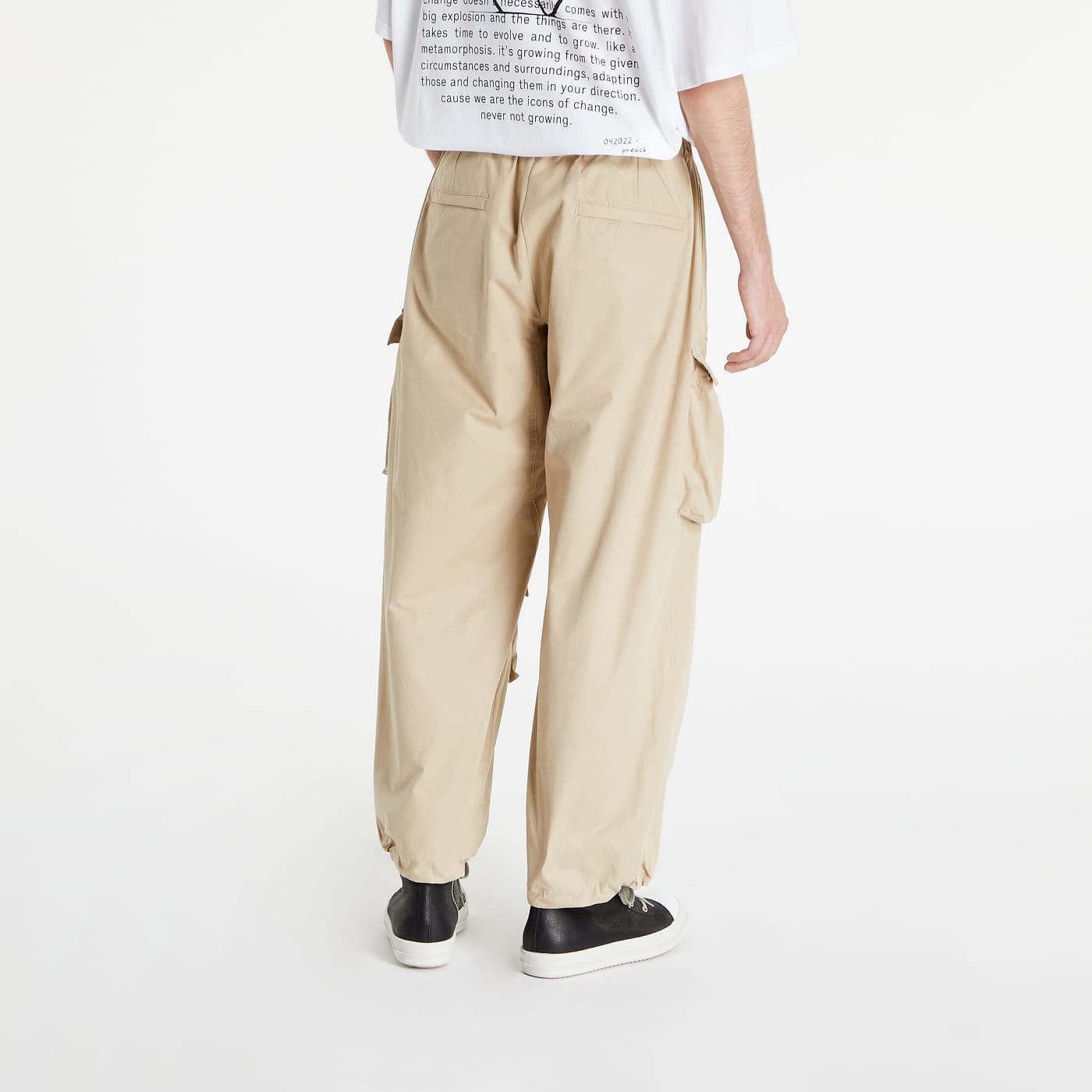 Pants and jeans PREACH Pocket Baggy Pants Creamy