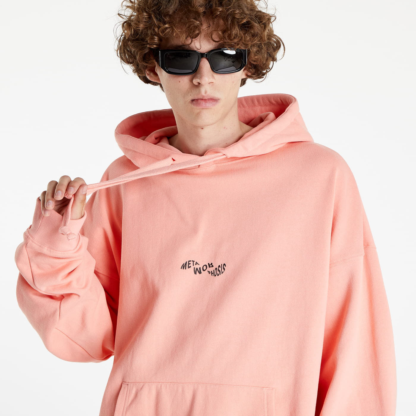 Hoodies and sweatshirts  PREACH Oversized Scribbled Hoodie Pink