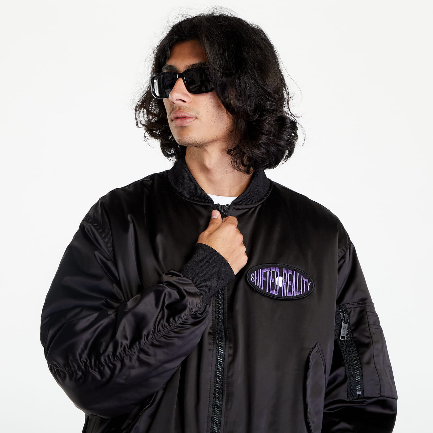 Jackets PREACH Shiny Bomber Black