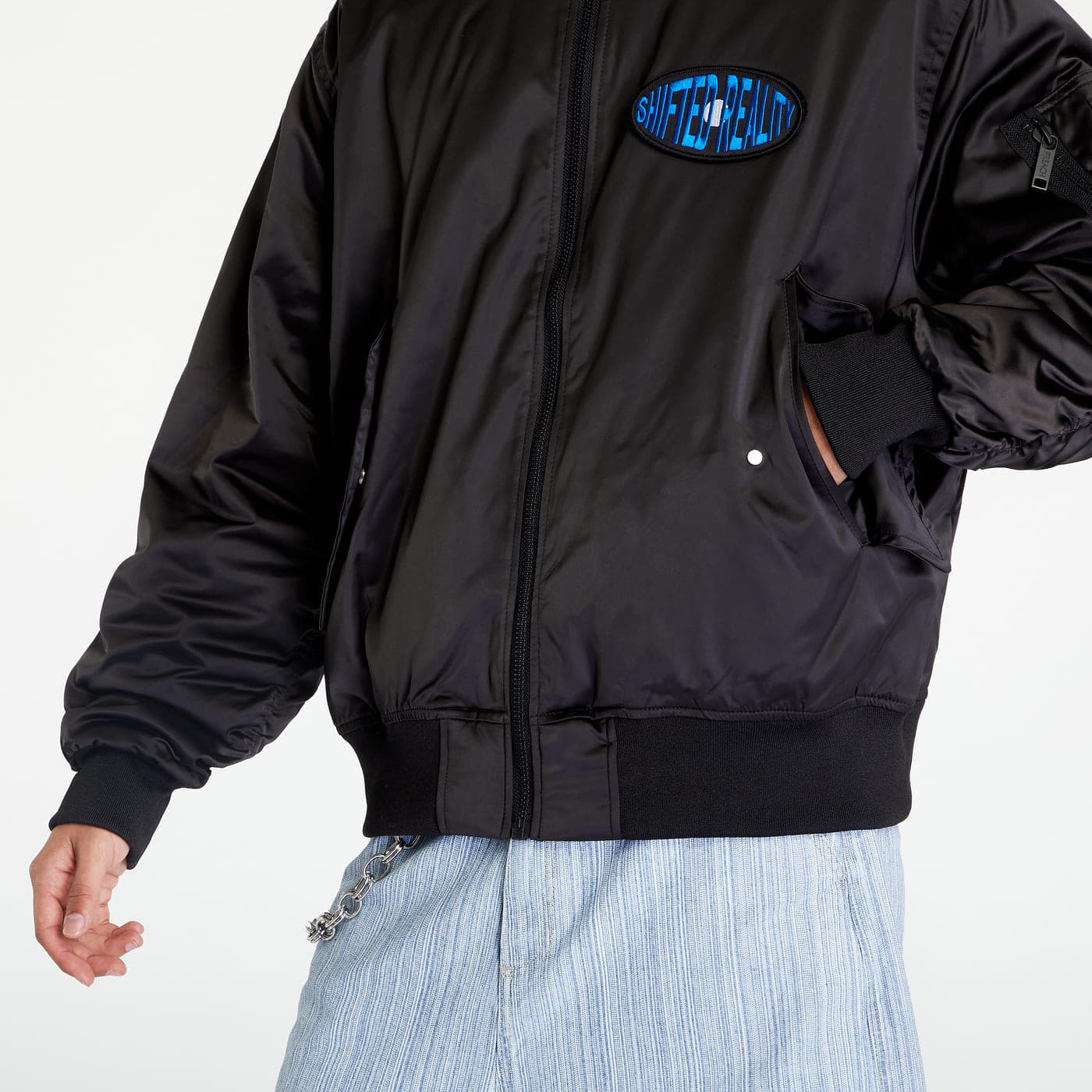 Jackets PREACH Shiny Bomber Black