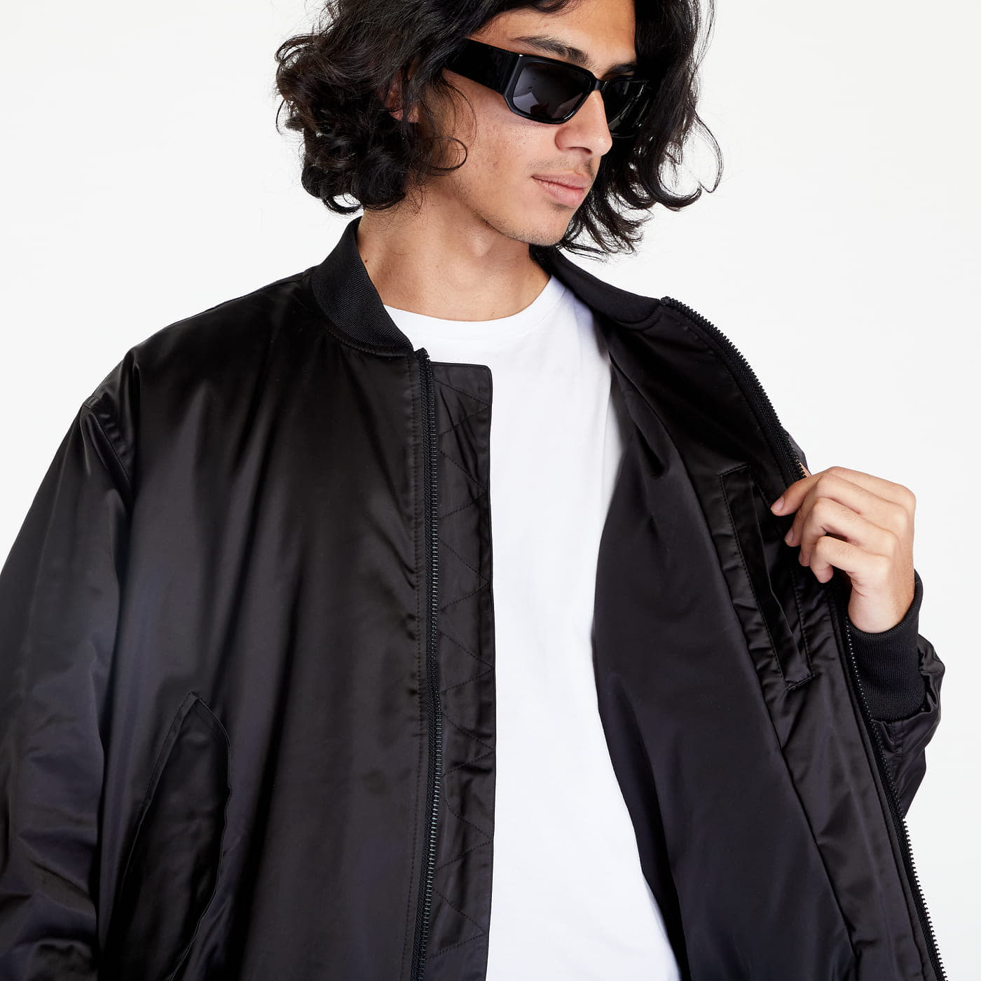 Jackets PREACH Shiny Bomber Black