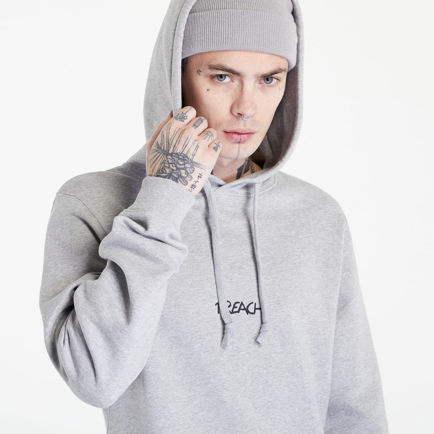Broken heart embroidered mens hoodie online