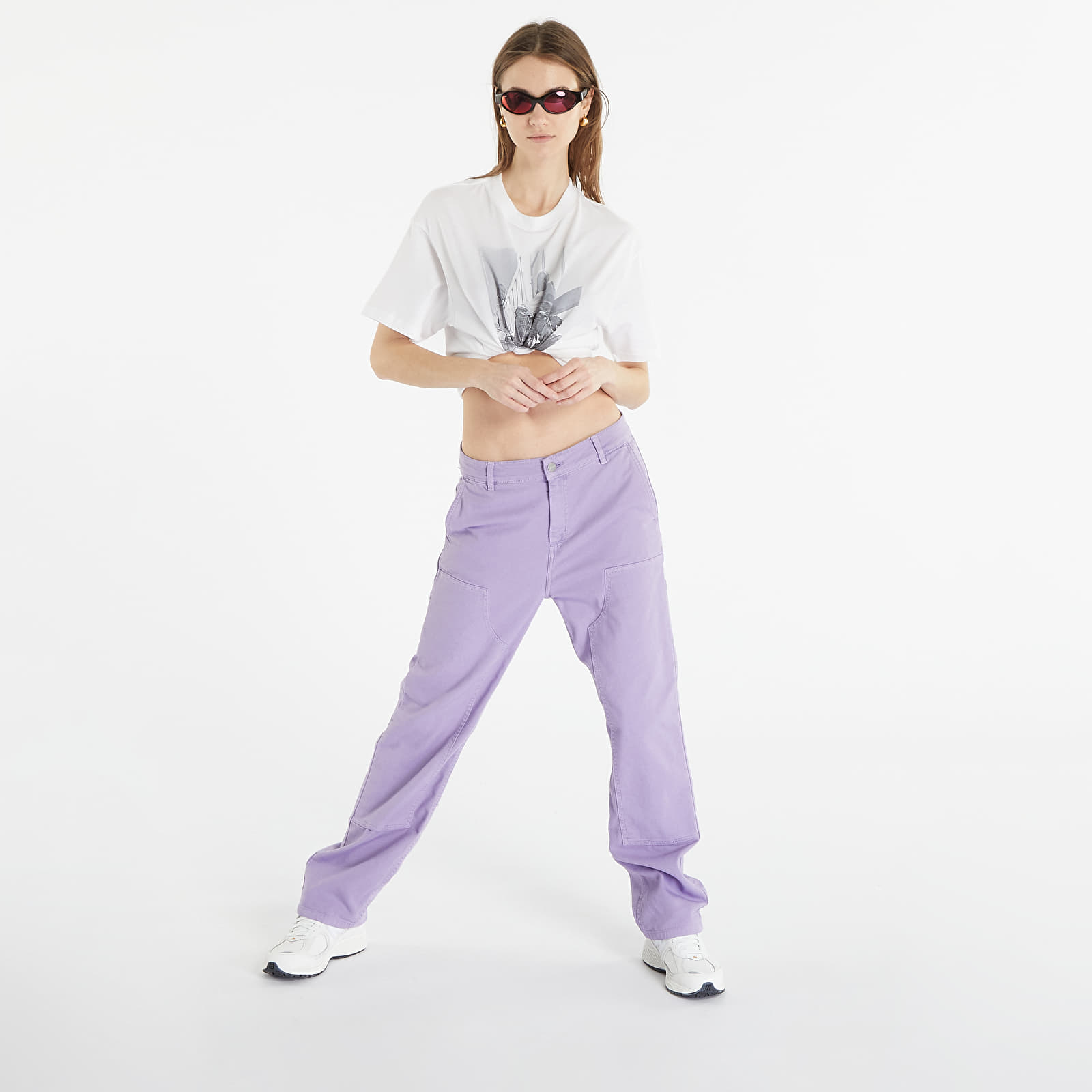 Nadrágok Carhartt WIP Women's Pierce Double Knee Pant Faded Arrenga