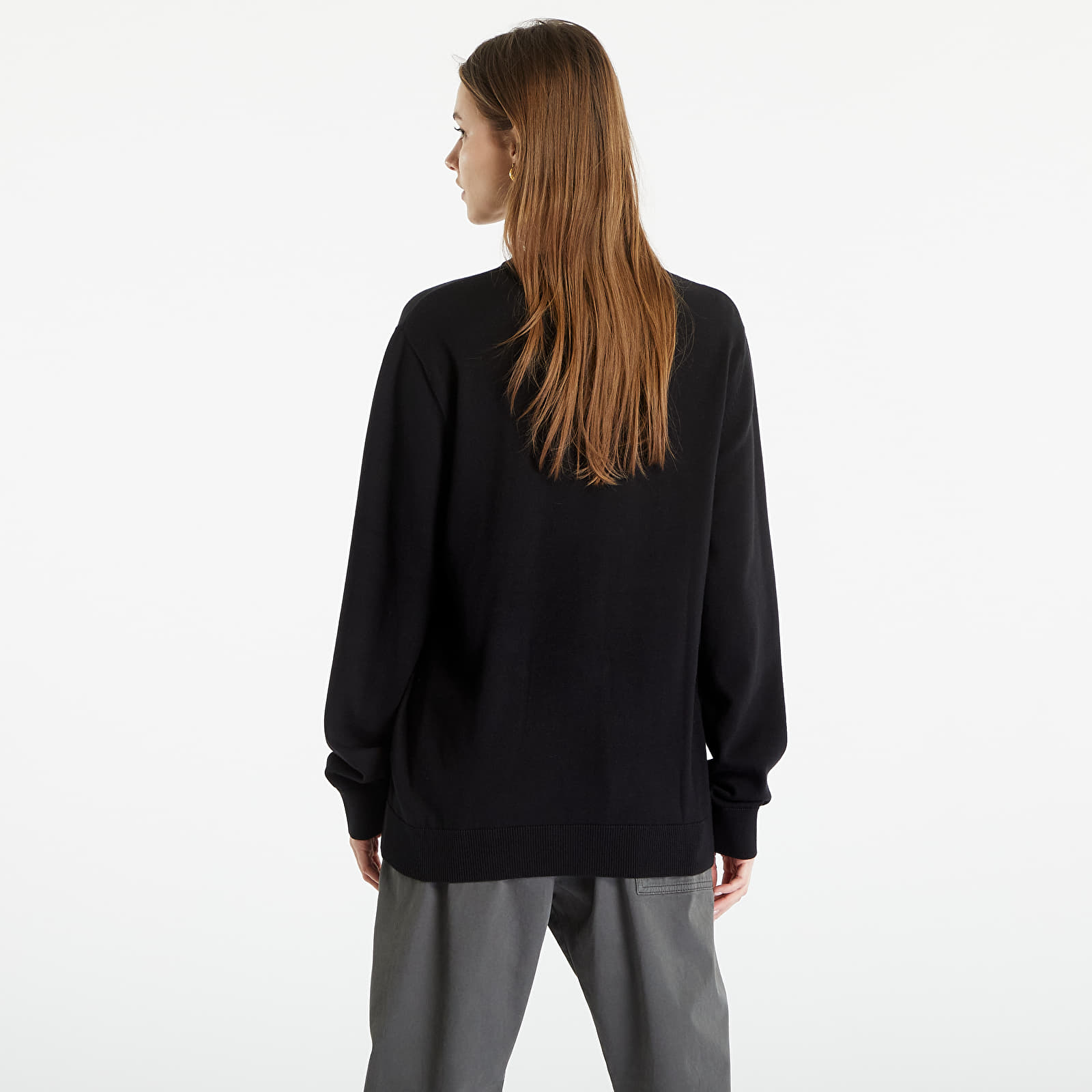 Sudaderas Carhartt WIP Women Casey Sweatshirt Black/ Silver