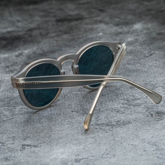 Komono Clement Frost Sunglasses round mirrored Komono | Romeo | Bourbon & Blue Gradient Polarised Lens  main image 3