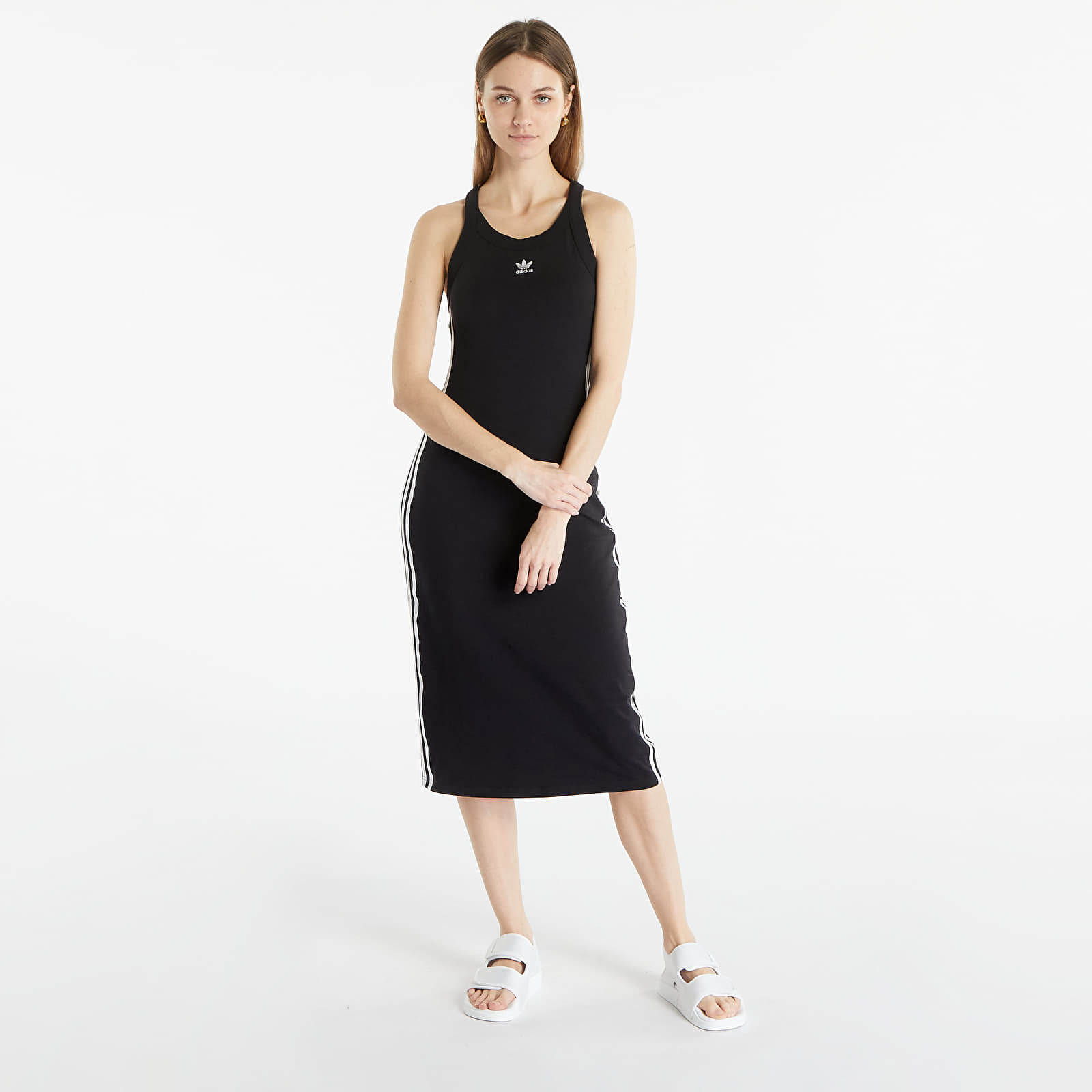 Dress adidas Adicolor Classics 3- Stripes Long Tank Dress Black