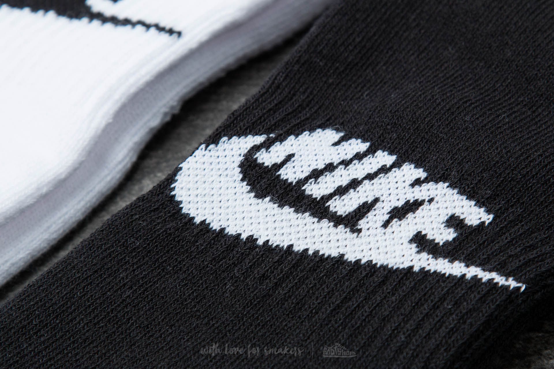 Sukat Nike Sportswear 2 Pair Pack Futura No Show Socks White/ Black