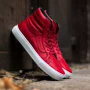 Men s shoes Vans Sk8 Hi Cup Leather Red Footshop