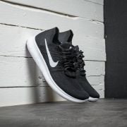 Nike free rn flyknit 2017 women's black and white sales