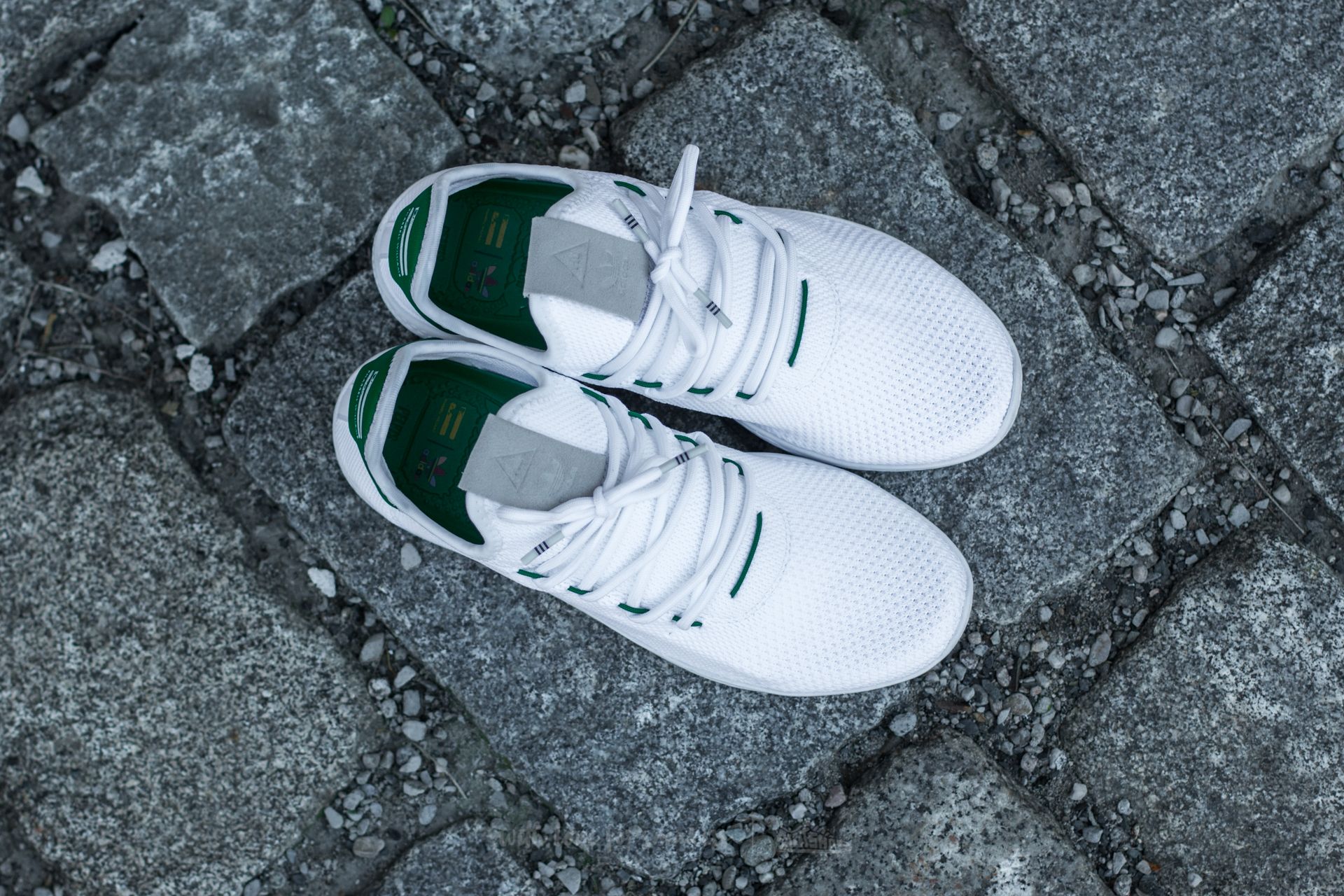 Herresko adidas x Pharrell Williams Tennis HU Ftw White/ Ftw White/ Green