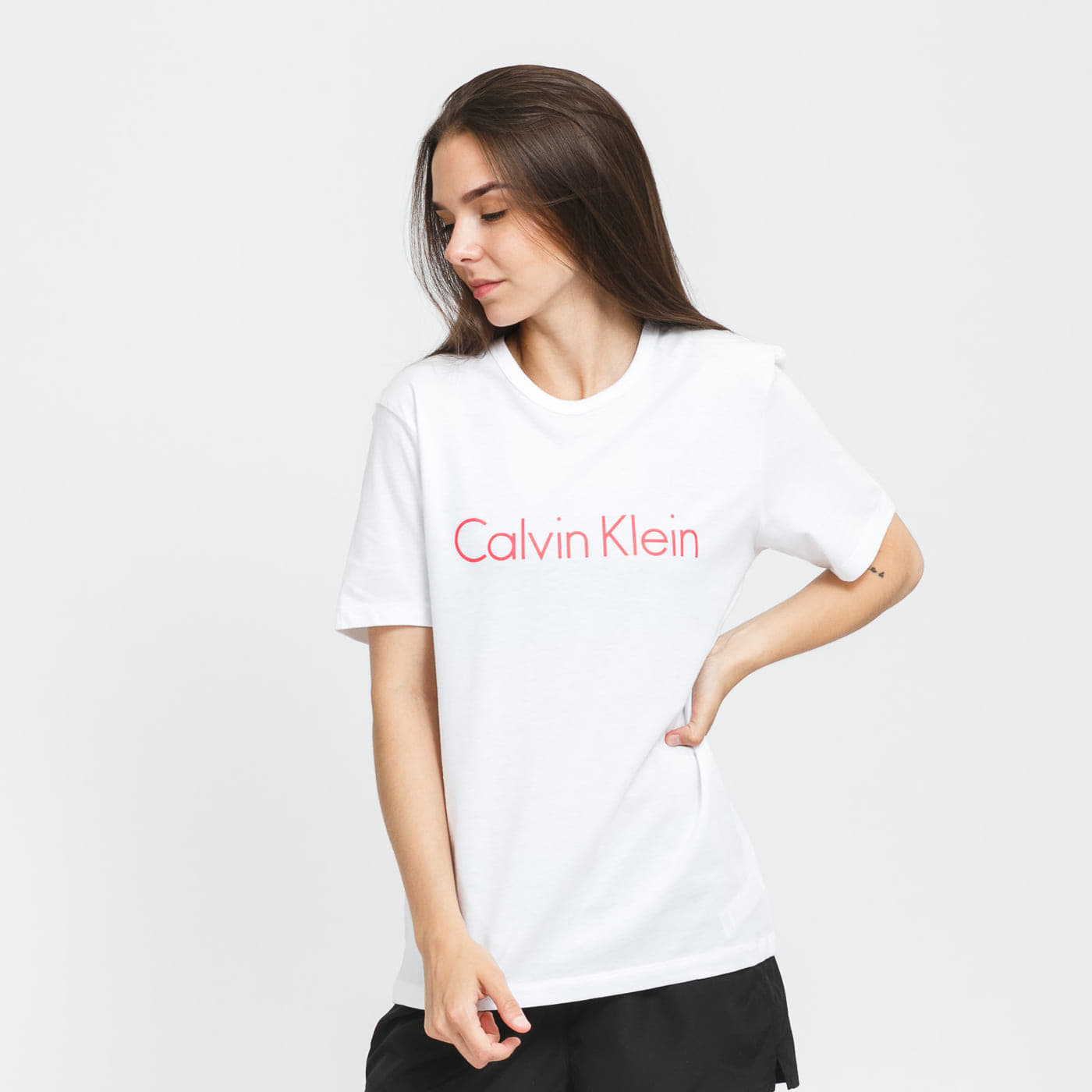 T-Shirts Calvin Klein SS Crew Neck White