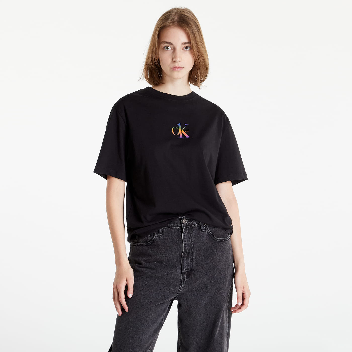 Magliette Calvin Klein Pride UNISEX Beach T-Shirt Black