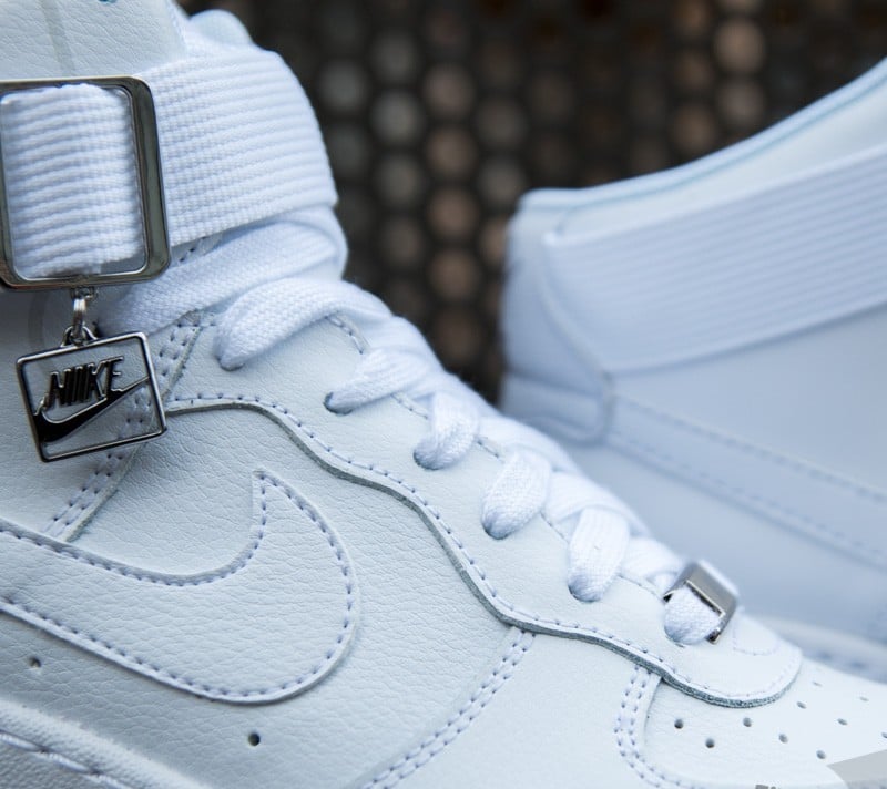 Damen Sneaker und Schuhe Nike Wmns Lunar Force 1 Sky Hi White/White-Metallic silver
