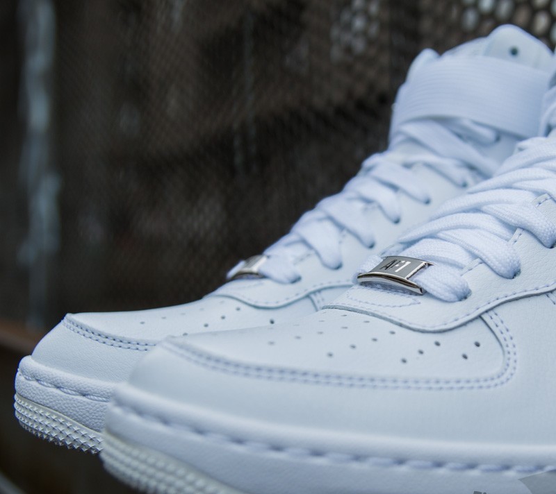 Damen Sneaker und Schuhe Nike Wmns Lunar Force 1 Sky Hi White/White-Metallic silver