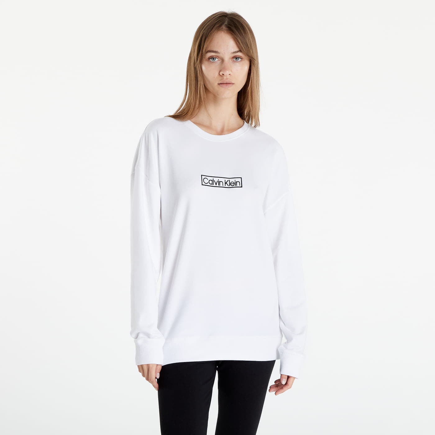 Levně Calvin Klein Reimagined Heritage Sweatshirt White