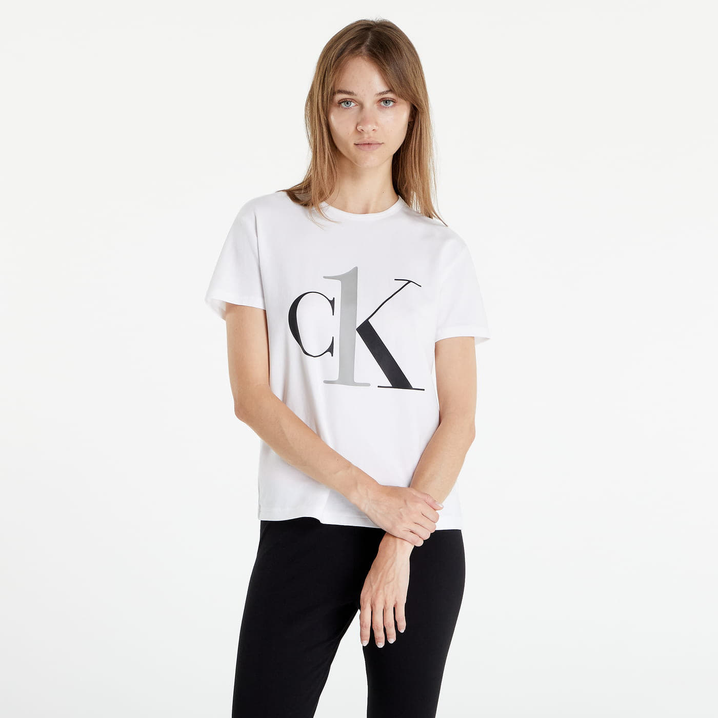 Trička Calvin Klein CK One Night Crew Neck T-Shirt White