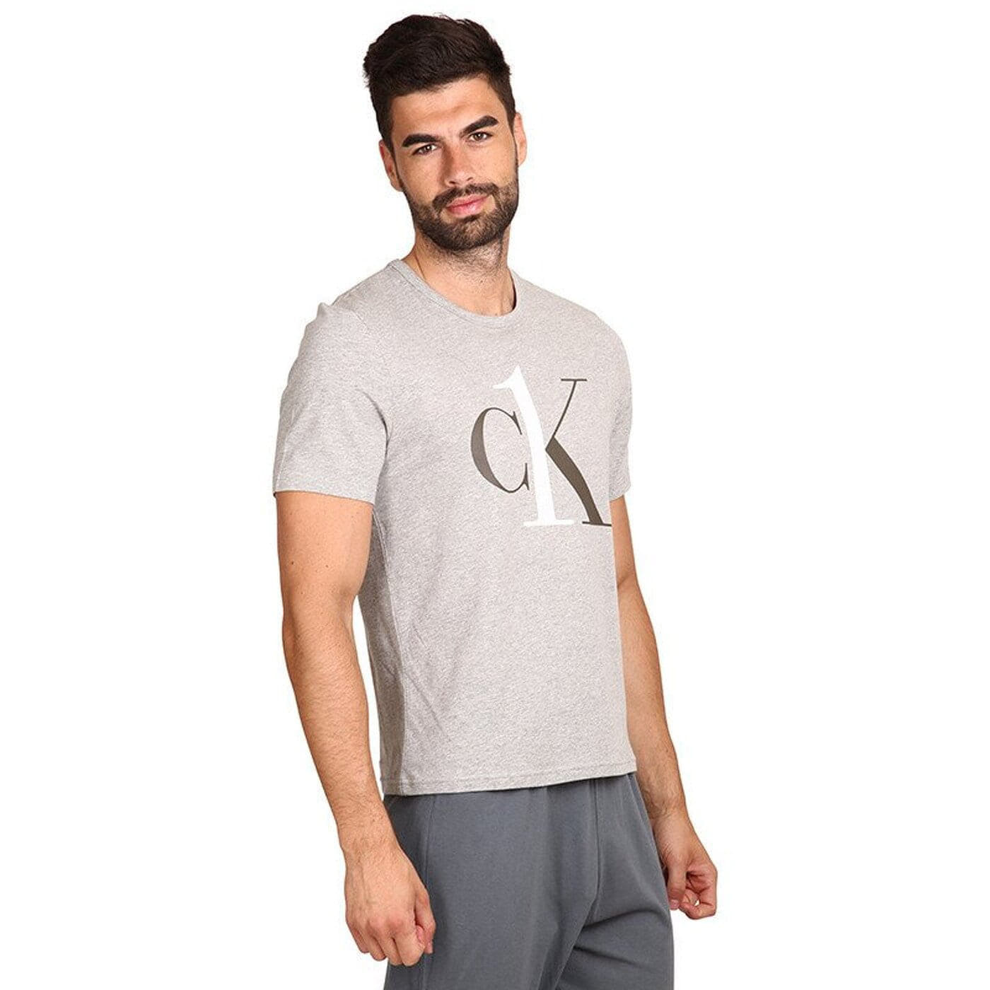 T-Shirts Calvin Klein Crew Neck T-Shirt Grey