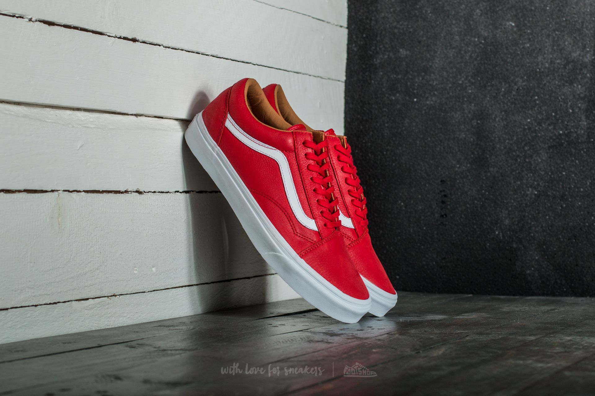 Vans old skool racing red new arrivals