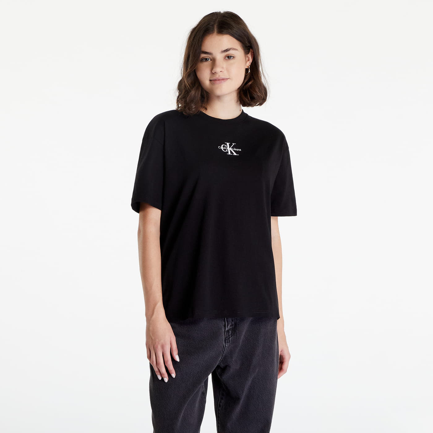 Calvin Klein Jeans Black Recycled Cotton T-Shirt