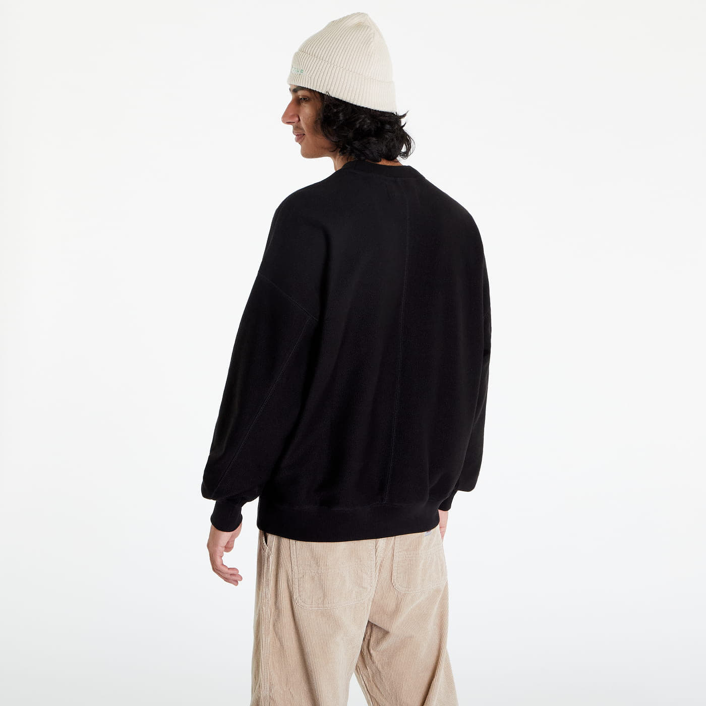 Hanorace Calvin Klein Monologo Textured Crewneck Black