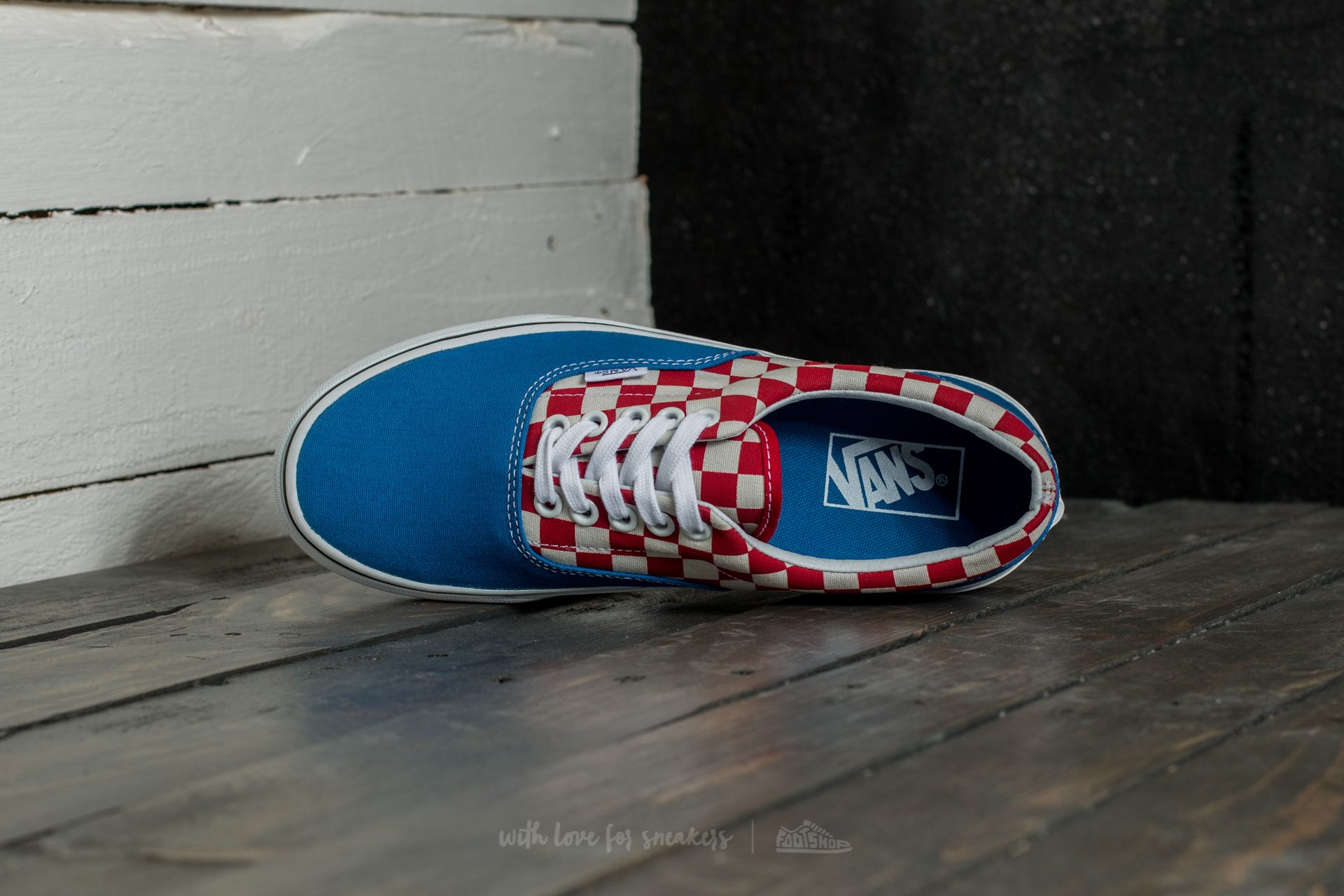 Men's shoes Vans Era (2-Tone Check) Imperial Blue/ True White