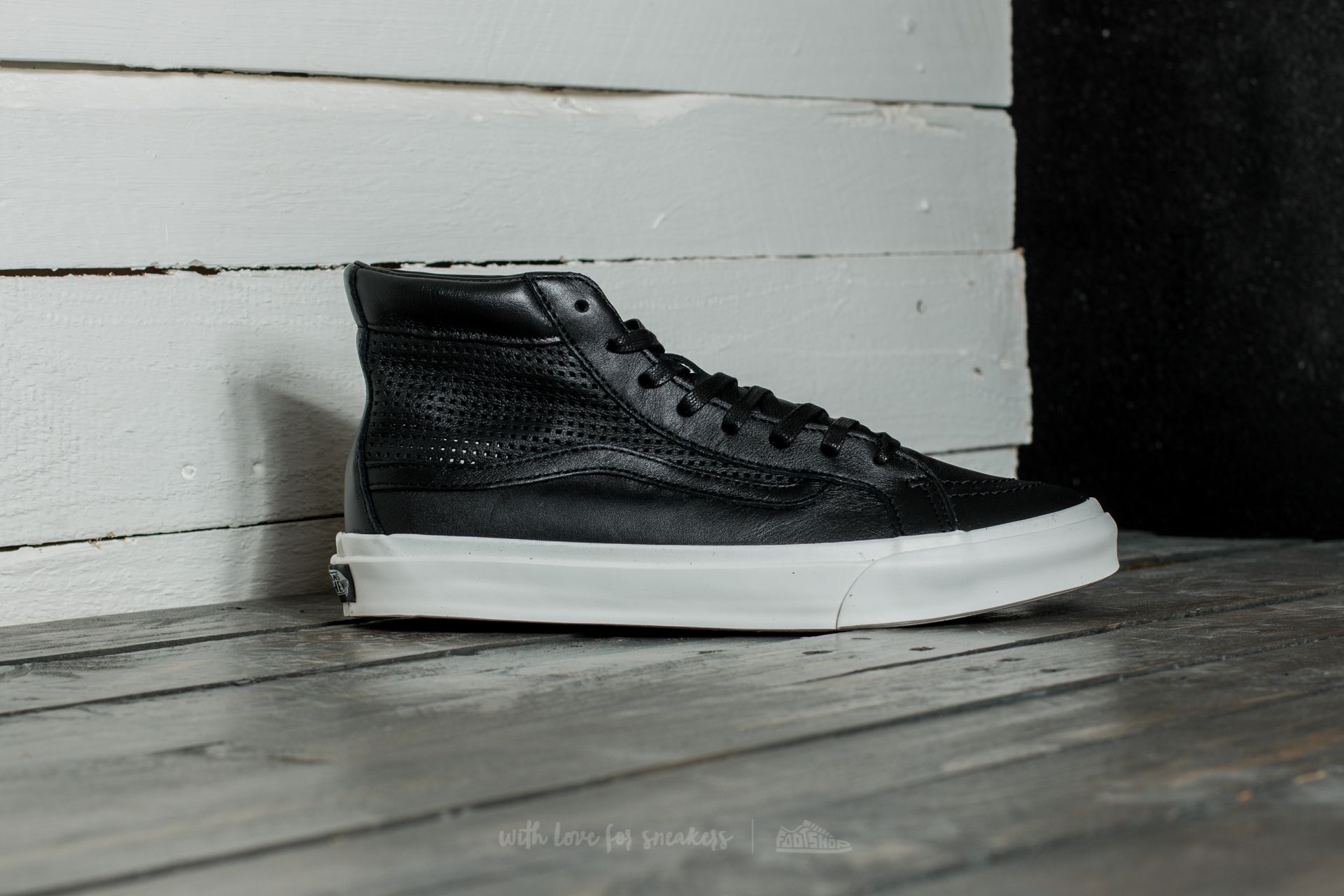 Zapatillas Hombre Vans Sk8-Hi Slim Cutout (Square Perf) Black