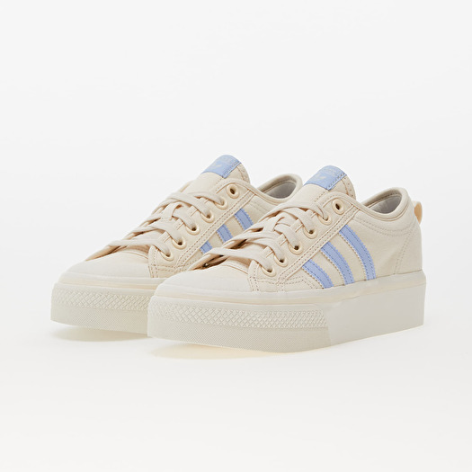Women s shoes adidas Nizza Platform W Wonder White Blue Dawn Off White Footshop