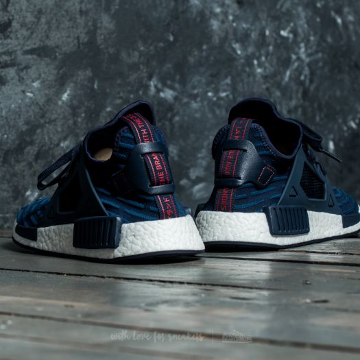 Men s shoes adidas NMD XR1 Primeknit Collegiate Navy Core Red Footshop