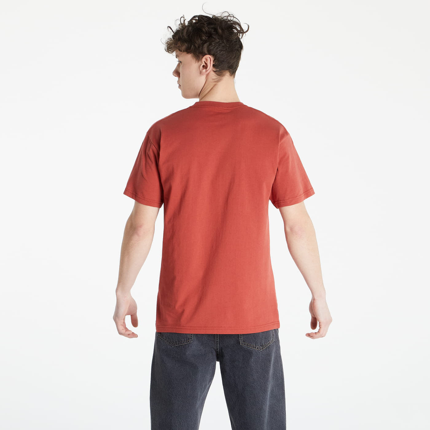 Camisetas Vans Left Chest Logo Tee Red