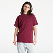 Vans Left Chest Logo Tee Burgundy