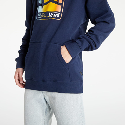 Vans navy blue hoodie on sale