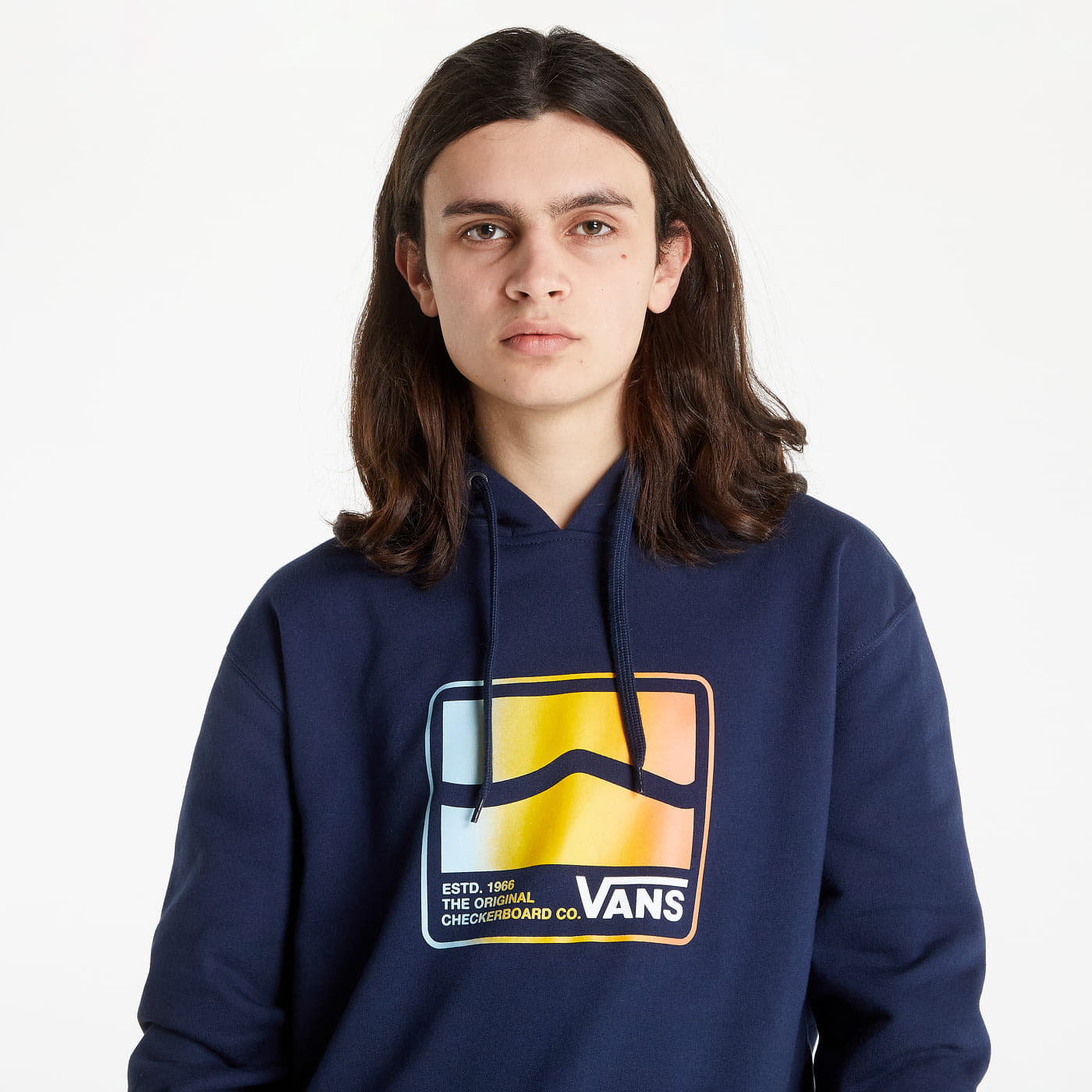Blue and yellow vans hoodie online