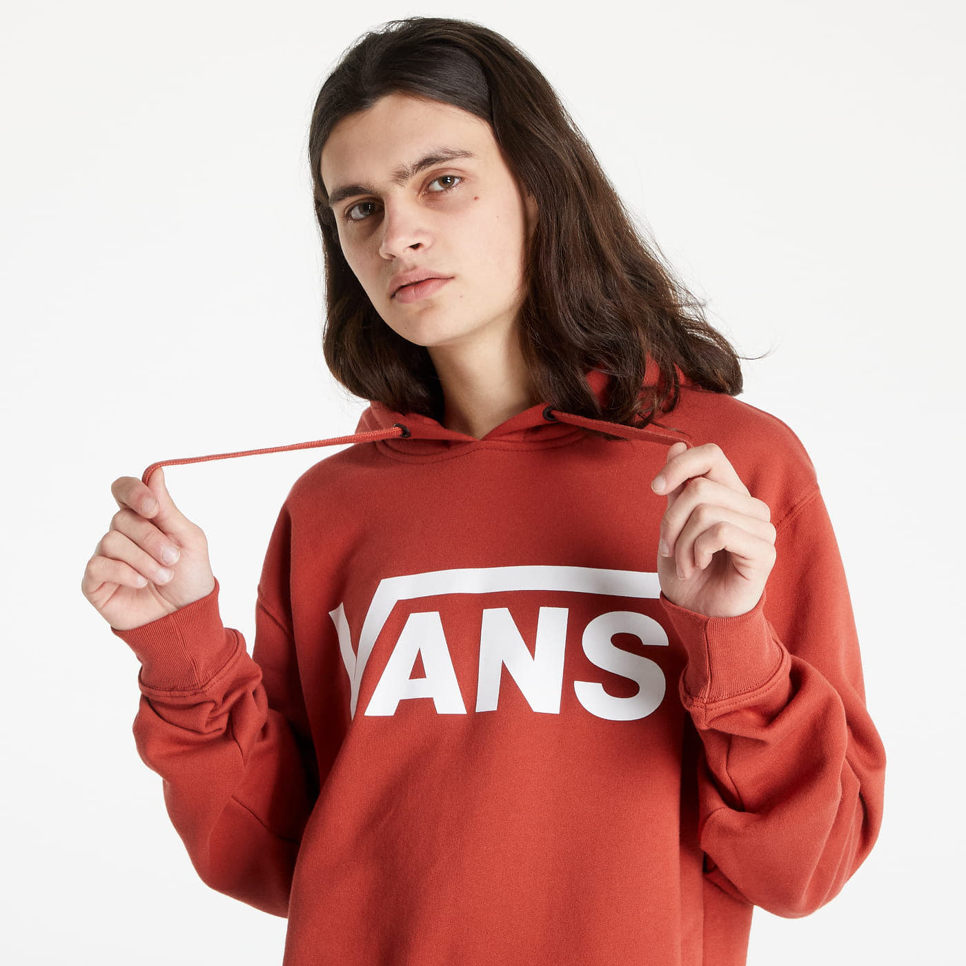 Red cheap vans sweatshirt