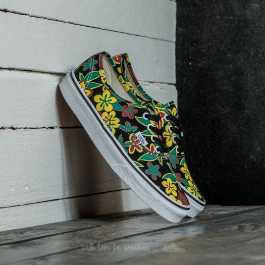 Vans authentic top floral black