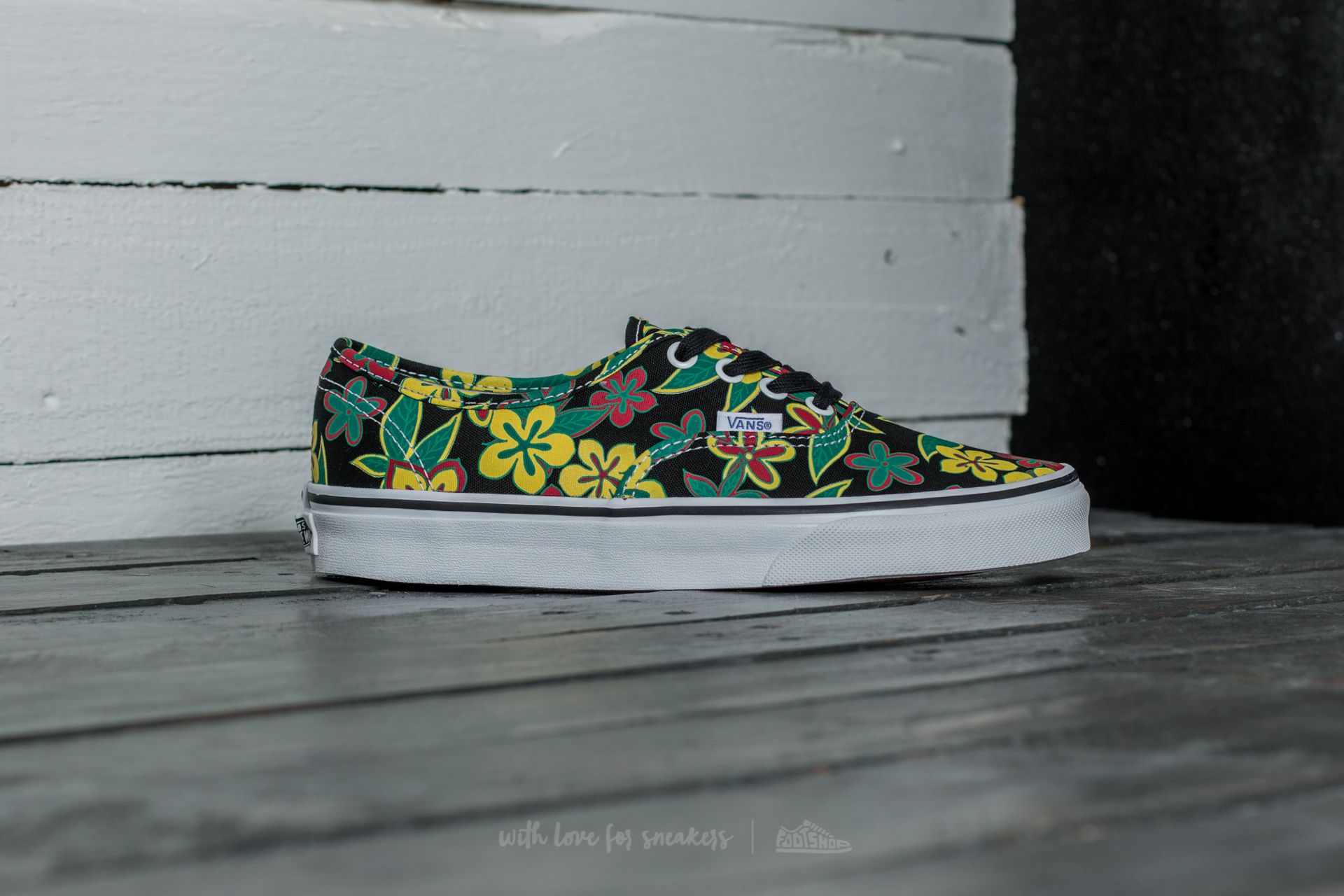 Vans on sale floral design