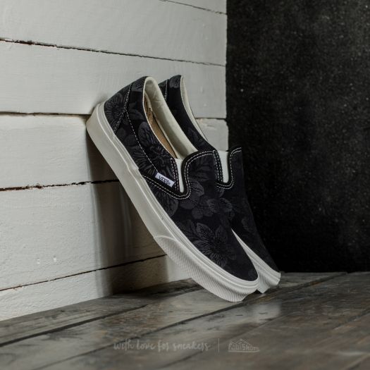 Vans Classic Slip On Floral Jacquard Black Footshop