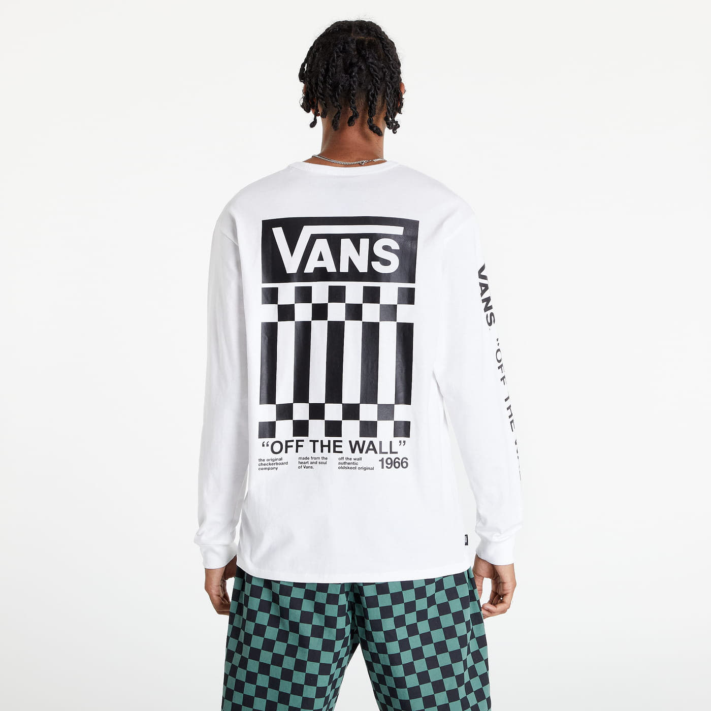 T shirts Vans Off The Wall Check Grap White Footshop