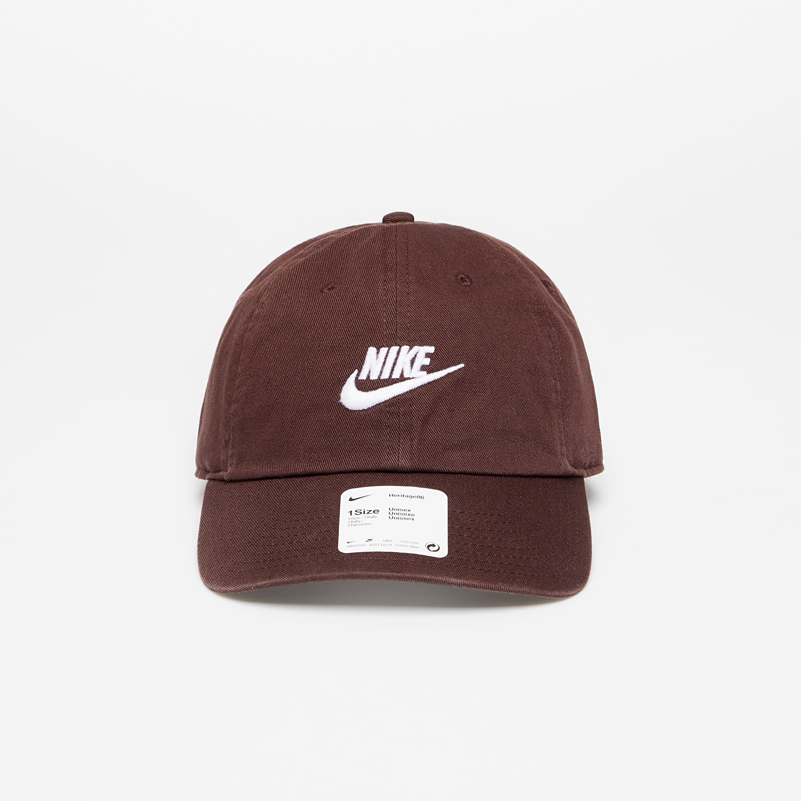 Casquettes Nike Sportswear Heritage86 Futura Washed Hat Earth/ White