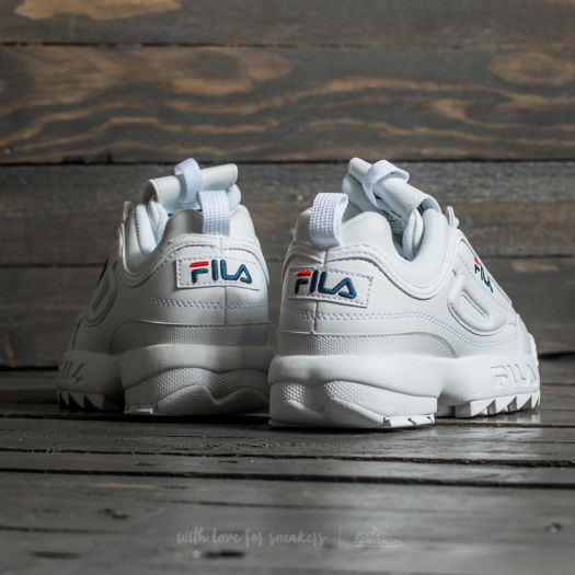 FILA - Zapatillas blancas Disruptor Low Mujer
