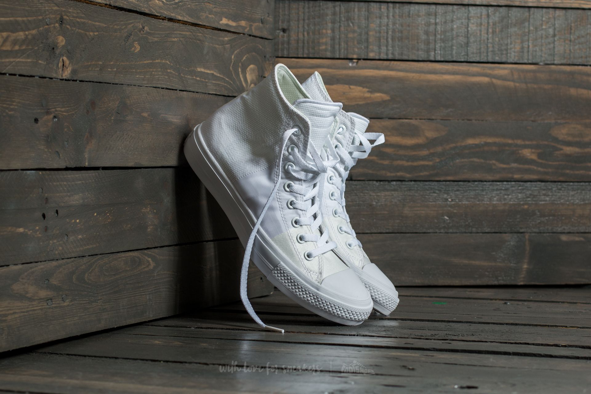 Men s shoes Converse Chuck Taylor AS II Hi White White White Footshop