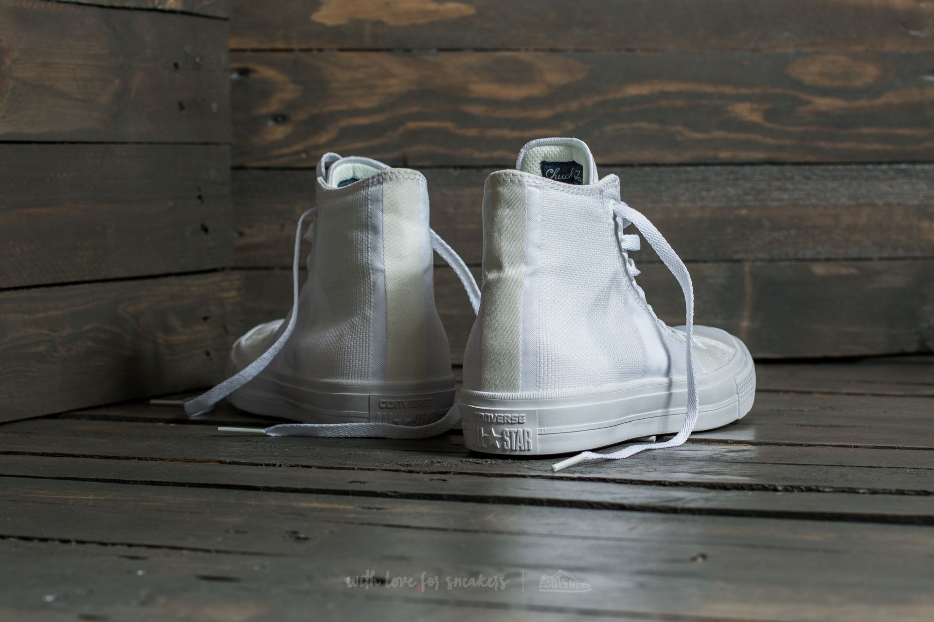 Men s shoes Converse Chuck Taylor AS II Hi White White White Footshop